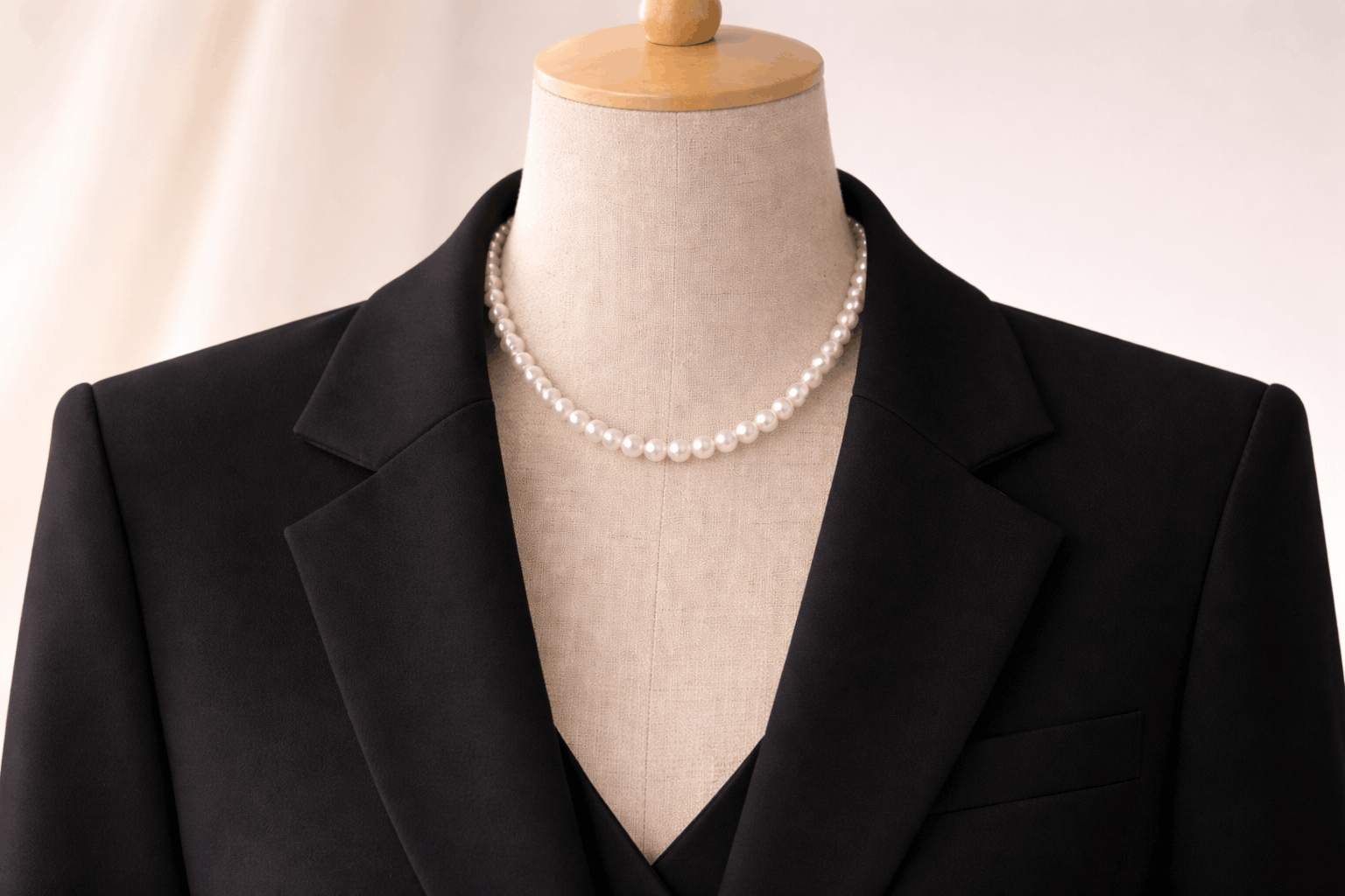 pearlsonly-blog-113-image-3-pearl - Sort blazer styling med perlekæder - Perlesmykker - pearlsonly