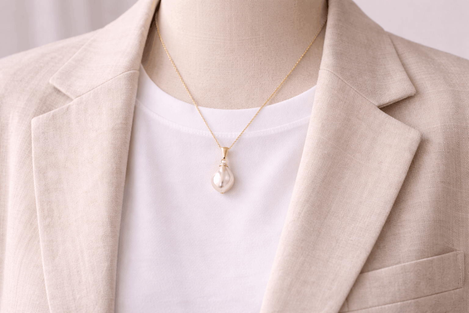 pearlsonly-blog-113-image-6-pearl - Weekend casual når du bærer blazere med perlekæder - Perlesmykker - pearlsonly