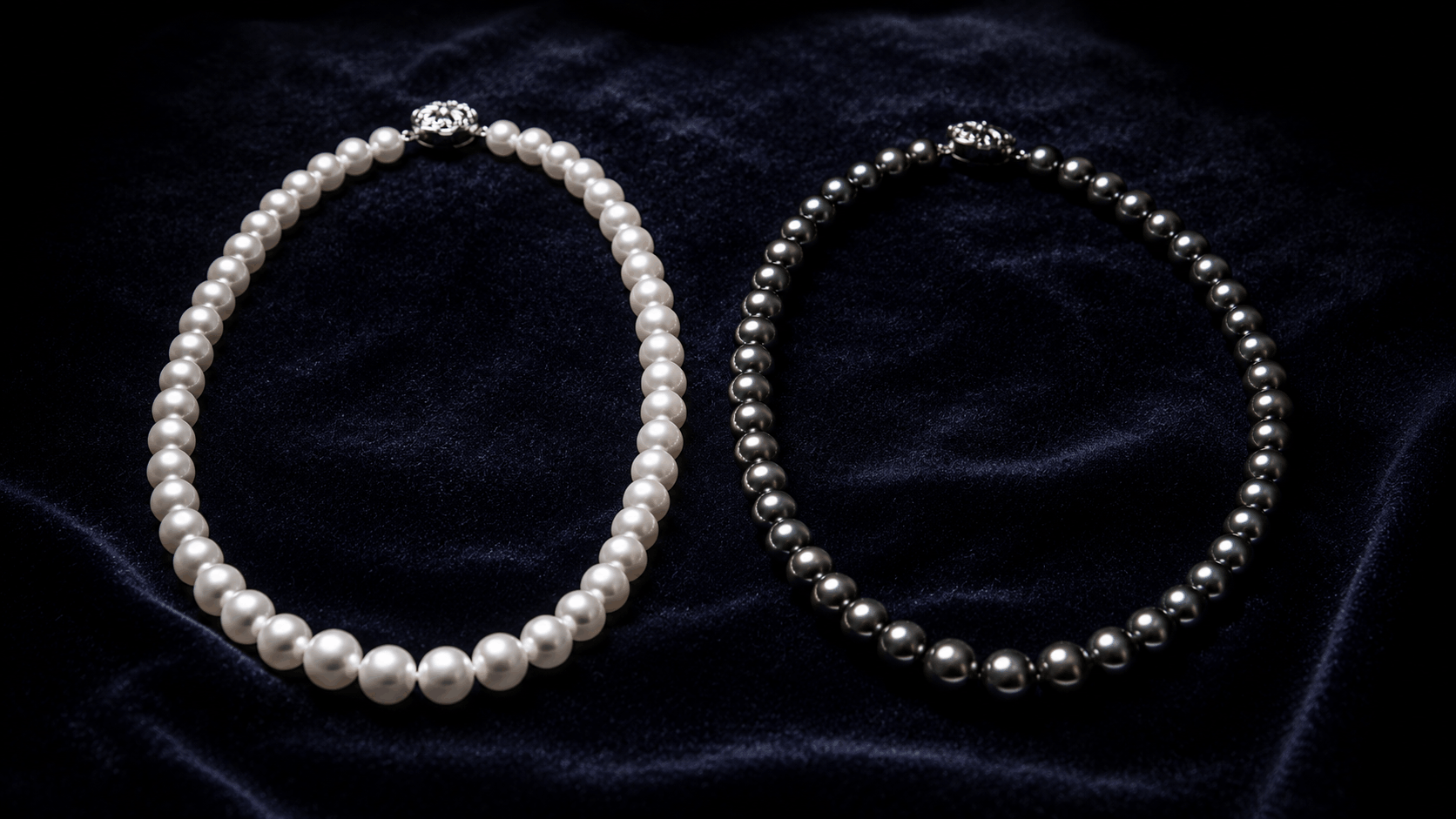 03. Hvide vs Sorte Japanese Akoya Pearls