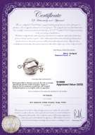 Produktcertifikat: W-14K-ball-dmd-clasp-brighton