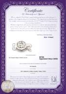Produktcertifikat: W-14K-Clasp-DBL-Sussex