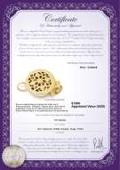 Produktcertifikat: Y-Alloy-round-clasp-Siena