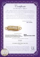 Produktcertifikat: YW-14K-Fishhook-Clasp-Cbury