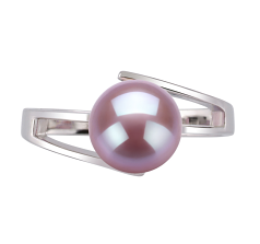7-8mm Ferskvand Ring in Jenna Lavendel