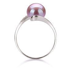 9-10mm Ferskvand Ring in Chantel Lavendel