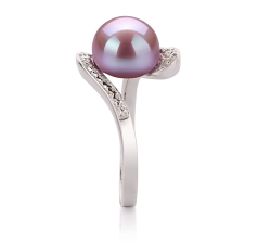 9-10mm Ferskvand Ring in Chantel Lavendel