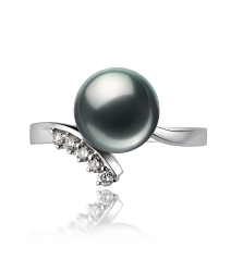 8-9mm japansk Akoya Ring in Elegance Sort
