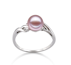 6-7mm Ferskvand Ring in Andrea Lavendel