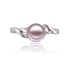 6-7mm Ferskvand Ring in Andrea Lavendel