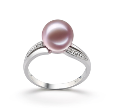 9-10mm Ferskvand Ring in Caroline Lavendel