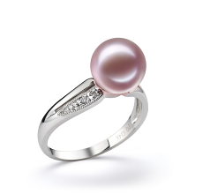 9-10mm Ferskvand Ring in Caroline Lavendel