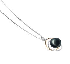 12-13mm Ferskvand Vedhæng in Judith Sort