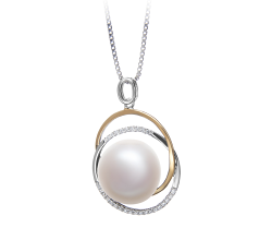 12-13mm Ferskvand Vedhæng in Judith Hvid