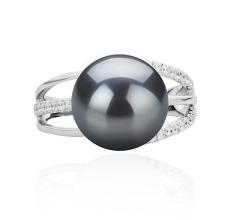 10-11mm Tahitisk Ring in Layana Sort