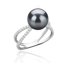 9-10mm Tahitisk Ring in Zana Sort