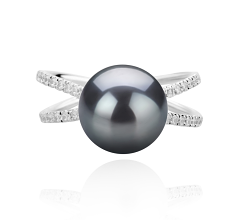 9-10mm Tahitisk Ring in Zana Sort