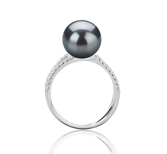 9-10mm Tahitisk Ring in Zana Sort