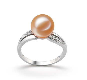 9-10mm Ferskvand Ring in Caroline Lyserød 9-10mm Ferskvand Ring in Caroline Lyserød