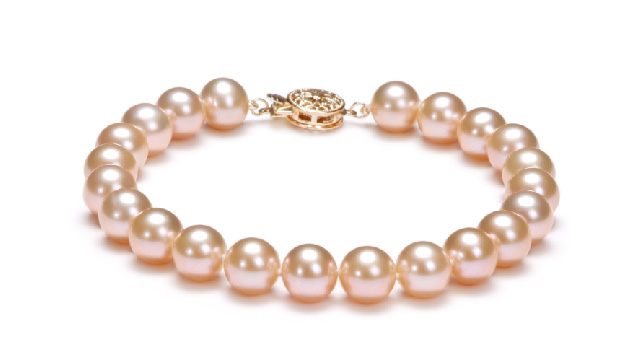 View Pink perle armbånd collection